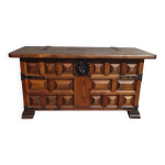 Coffre banc en bois massif style toscan, argudo navarro