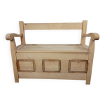 Coffre banc rustique annes 80