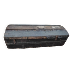 Coffre malle en bois massif boite rangement