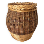 Coffre de rangement, panière en osier tressé Coffre de rangement, panière en osier tressé