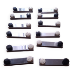 Coffret 12 portes couteaux art dco ( salire, poivrire)