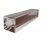 Coffret 5 porte - couteaux en cristal de baccarat france, crin d'origine