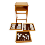 Coffret james krenov avec service de couverts  pyramide  par georg jensen