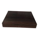 Coffret  jeux en acajou