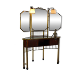 Coiffeuse ancienne franaise en laiton - 1930