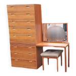 Coiffeuse commode anglaise vintage