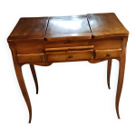 Coiffeuse ecritoire d'epoque en fruitier de style louis xv.