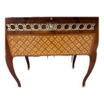 Coiffeuse d homme marqueterie et bronze estampillée r sigot, meuble à transformation Coiffeuse d homme marqueterie et bronze estampillée r sigot, meuble à transformation