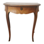 Coiffeuse marquet�e louis xv avec miroir