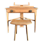 Coiffeuse et son siège par robert guillerme et jacques chambron, marque votre maison Coiffeuse et son siège par robert guillerme et jacques chambron, marque votre maison