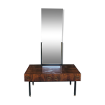 Console / coiffeuse vintage en palissandre de rio années 70 Console / coiffeuse vintage en palissandre de rio années 70