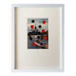 Paris paris - collage sur carte postale Paris paris - collage sur carte postale