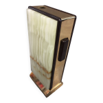 Collector briquet de table sarome vintage lectrique mtal dor & albtre chic