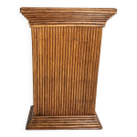 Colonne, sellette en roseau de le style de gabriella crespi, annes 1970