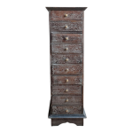 Colonne  tiroirs d'atelier, en bois, vintage, annes 50