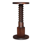 Colonne vintage, colonne  vis de pressoir , sellette bois, pied bois tourn