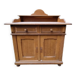 Commode 2 portes 2 tiroirs en bois massif Commode 2 portes 2 tiroirs en bois massif