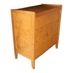 Commode 4 tiroirs ch�ne clair 1960