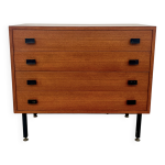 Commode 4 tiroirs moderniste par antoine philippon et jacqueline lecoq