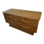 Commode 4 tiroirs en sycomore, annes 30