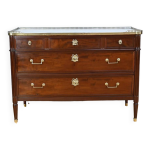Commode en acajou de cuba, époque louis xvi 2ème partie xviiie Commode en acajou de cuba, époque louis xvi 2ème partie xviiie