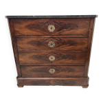 Commode en acajou de style louis philippe xix sicle