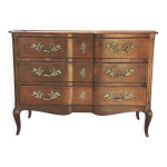 Commode en acajou de style louis xv �poque xx eme si�cle