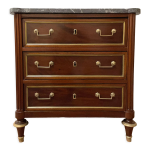 Commode en acajou de style louis xvi d poque du xix me sicle