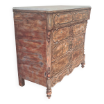 Commode ancienne belle patine prof 4 t l118x56h110 tres belle