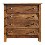 Commode ancienne en bois massif cir� charme rustique, circa 1880 1920