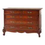 Commode ancienne franaise en chne sculpt