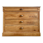 Commode ancienne, meuble de m�tier en orme massif