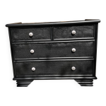 Commode ancienne rotin rnove