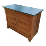 Commode ancienne style louis xvi plateau marbre