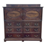 Commode anglaise en acajou des annes 1950