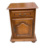 Commode anglaise bois massif chne moyen satin