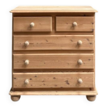 Commode anglaise en pin rnove