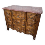 Commode  l anguille en noyer, style louis xv, dbut xixe