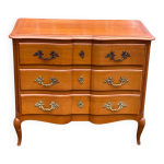 Commode arbal�te louis xv en bois massif du 20�me