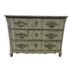 Commode arbal�te de style louis xv en ch�ne patin� xx si�cle