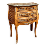 Commode baroque franaise classique avec plateau en pierre naturelle