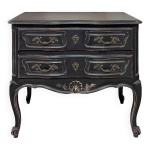 Commode baroque noire