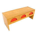 Commode basse scandinave en pin, suède, 1960 Commode basse scandinave en pin, suède, 1960