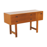 Commode basse en teck, sude, 1960