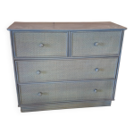 Commode bleue  4 tiroirs