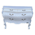 Vend commode bordelaise et 2 chevets en noyer massif 4 tiroirs de style louis xv