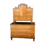 Commode cabinet en marqueterie d poque louis xvi