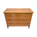 Commode en cerisier blond, got louis xvi 1910