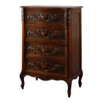 Commode en ch�ne de style louis xv, france