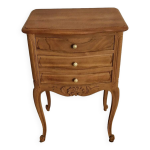 Commode chevet bois style louis xv